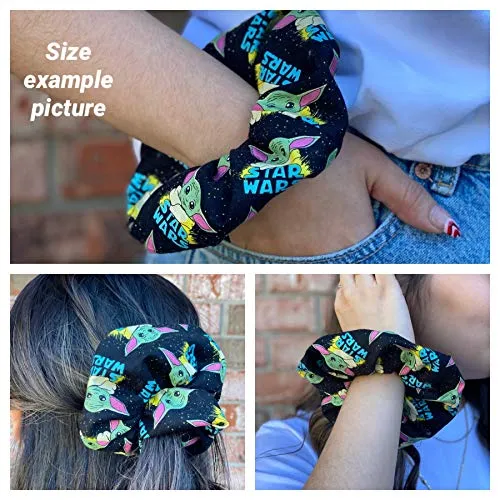 Mystical Mushroom Halloween Scrunchie: Skull Skeleton Bones Design for Women & Girls