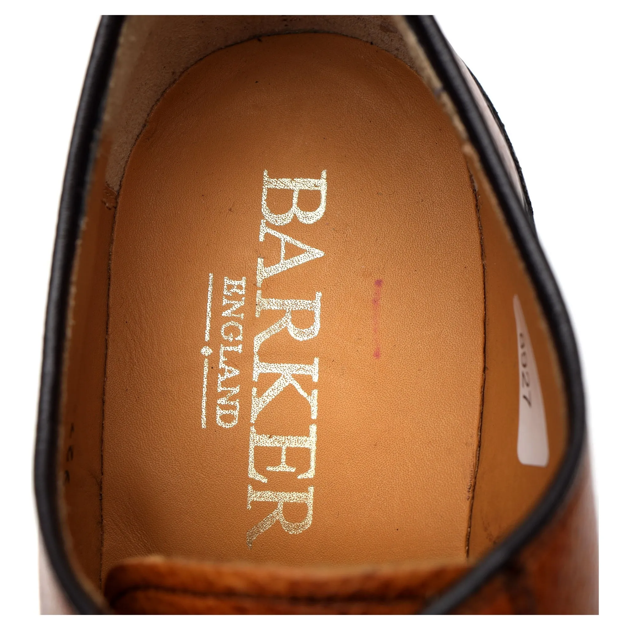 'Nairn' Tan Brown Grain Leather Derby UK 6 F