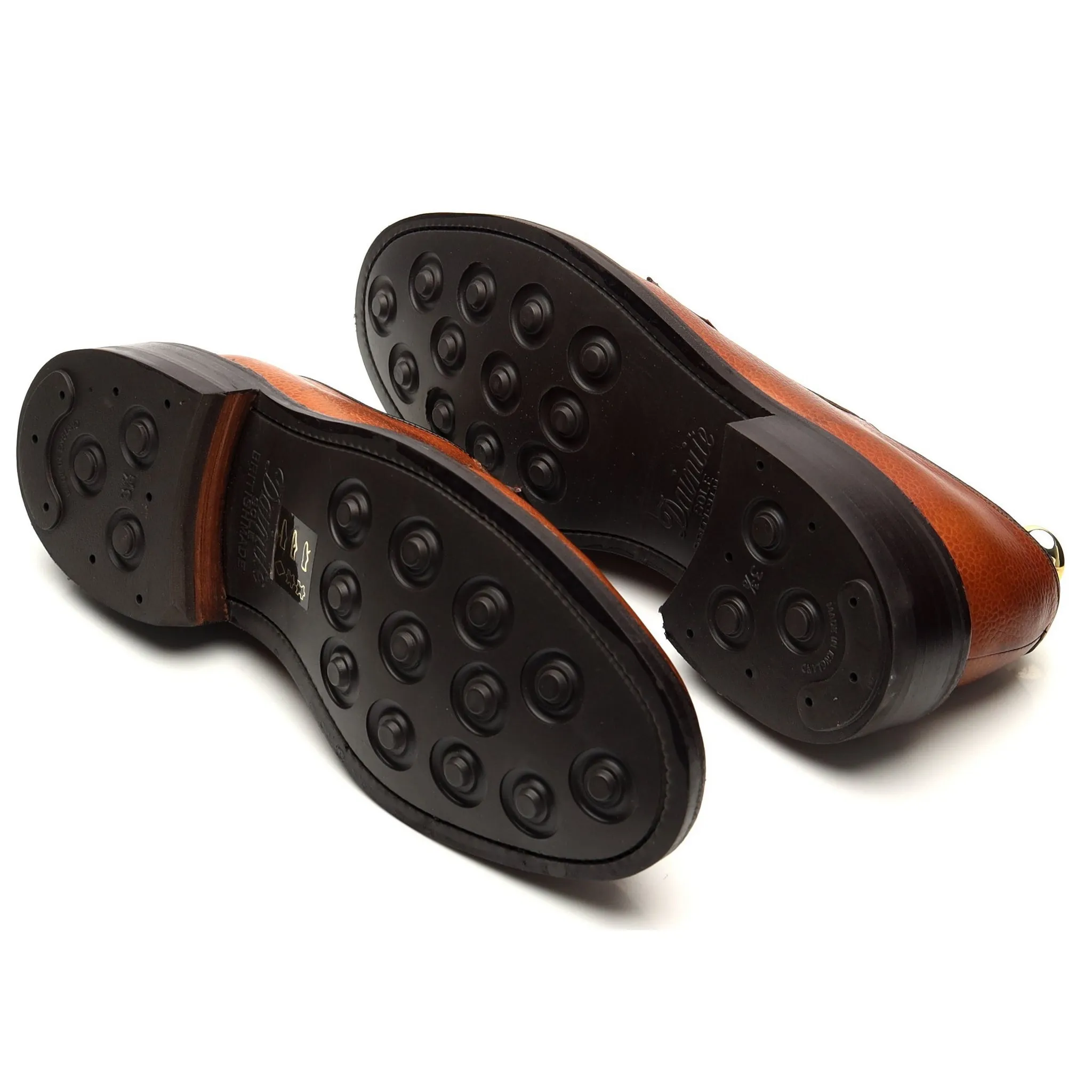 'Nairn' Tan Brown Grain Leather Derby UK 6 F