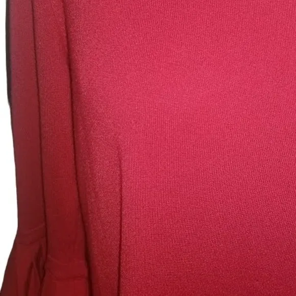 New York &amp; Company | Red Dress | Size L | Knitted Fabric &amp; Blends | Stretch Fit