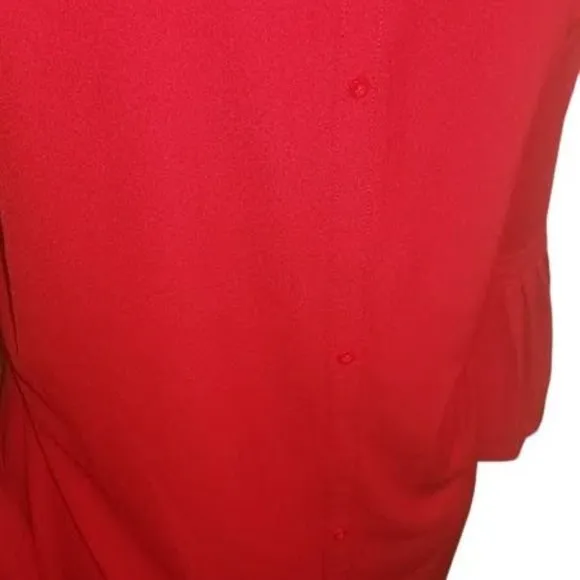 New York &amp; Company | Red Dress | Size L | Knitted Fabric &amp; Blends | Stretch Fit