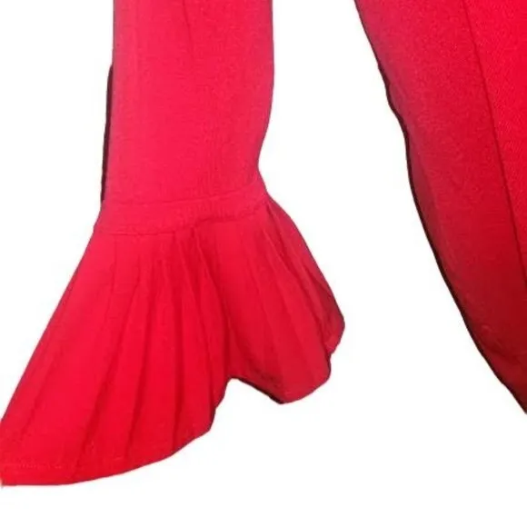 New York &amp; Company | Red Dress | Size L | Knitted Fabric &amp; Blends | Stretch Fit