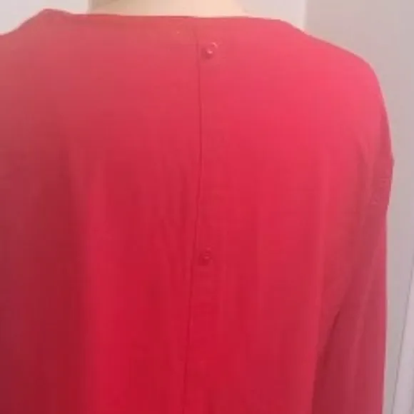 New York &amp; Company | Red Dress | Size L | Knitted Fabric &amp; Blends | Stretch Fit