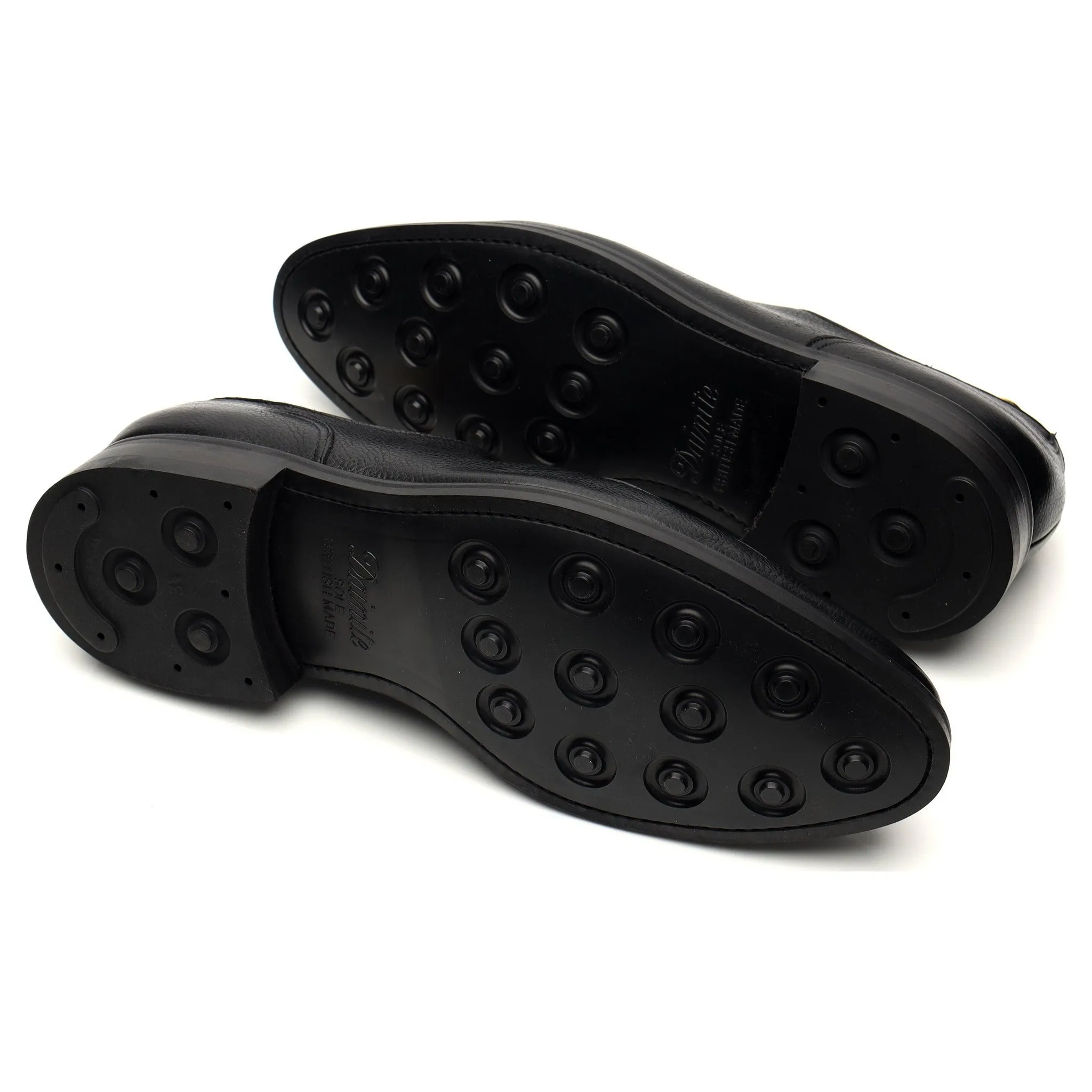 'Newport' Black Leather Split Toe Derby UK 11 F