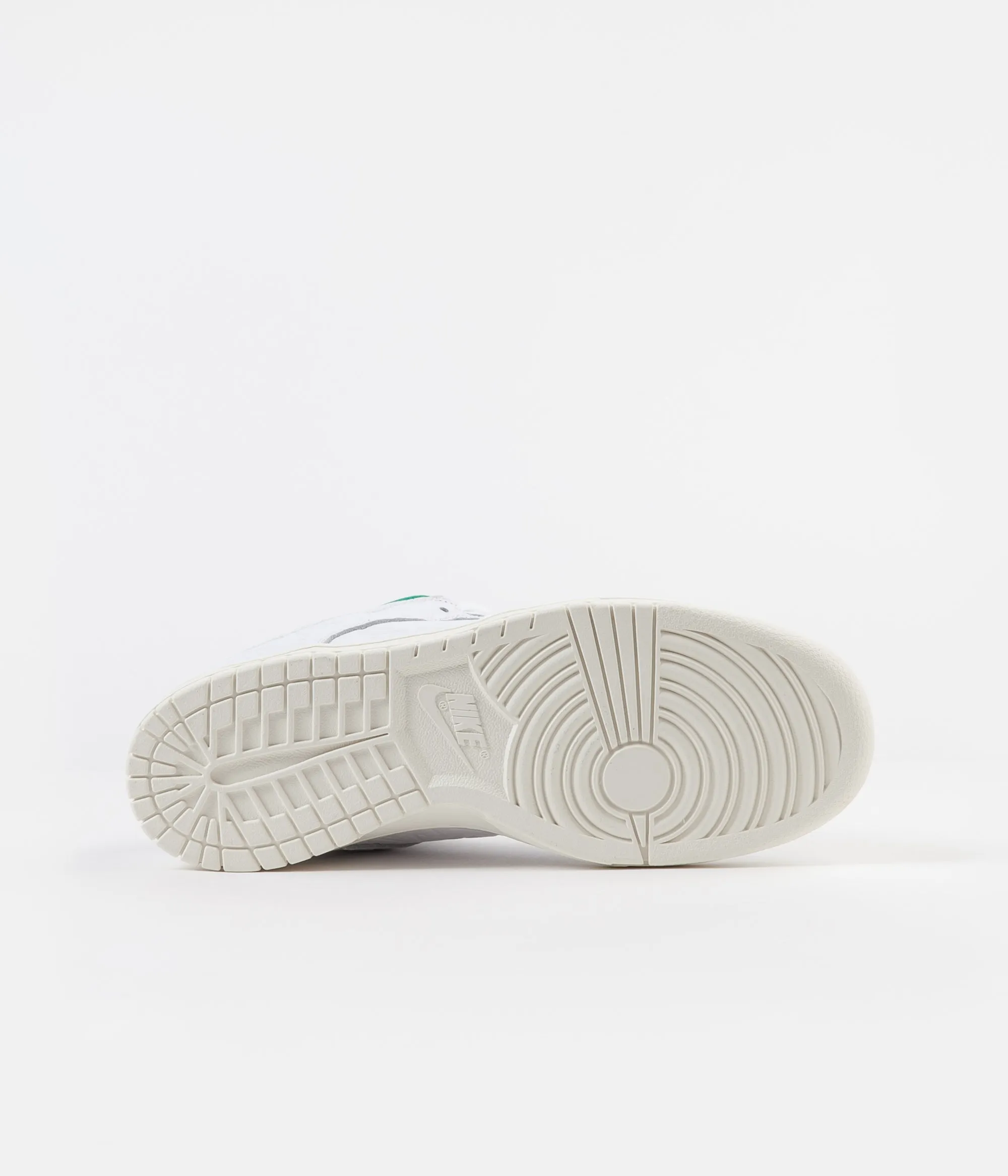 Nike SB x Ben-G Dunk Low OG 2 Shoes - White / White - Lucid Green - Sail