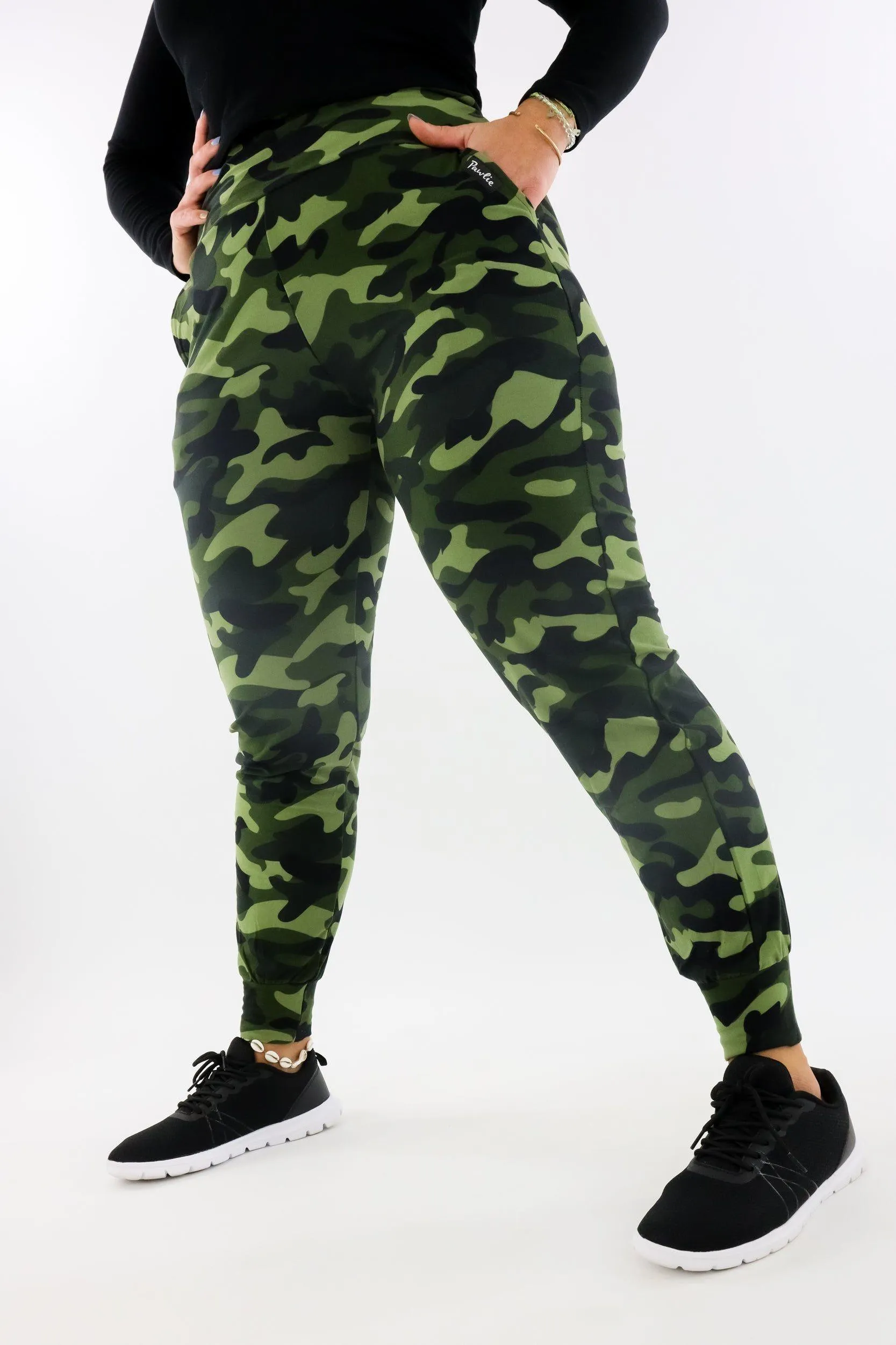 Olive Camo - Soft Joggers 2.0 - Pockets