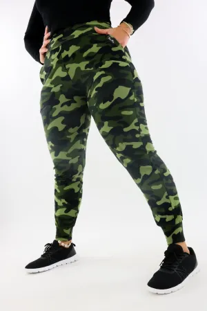 Olive Camo - Soft Joggers 2.0 - Pockets