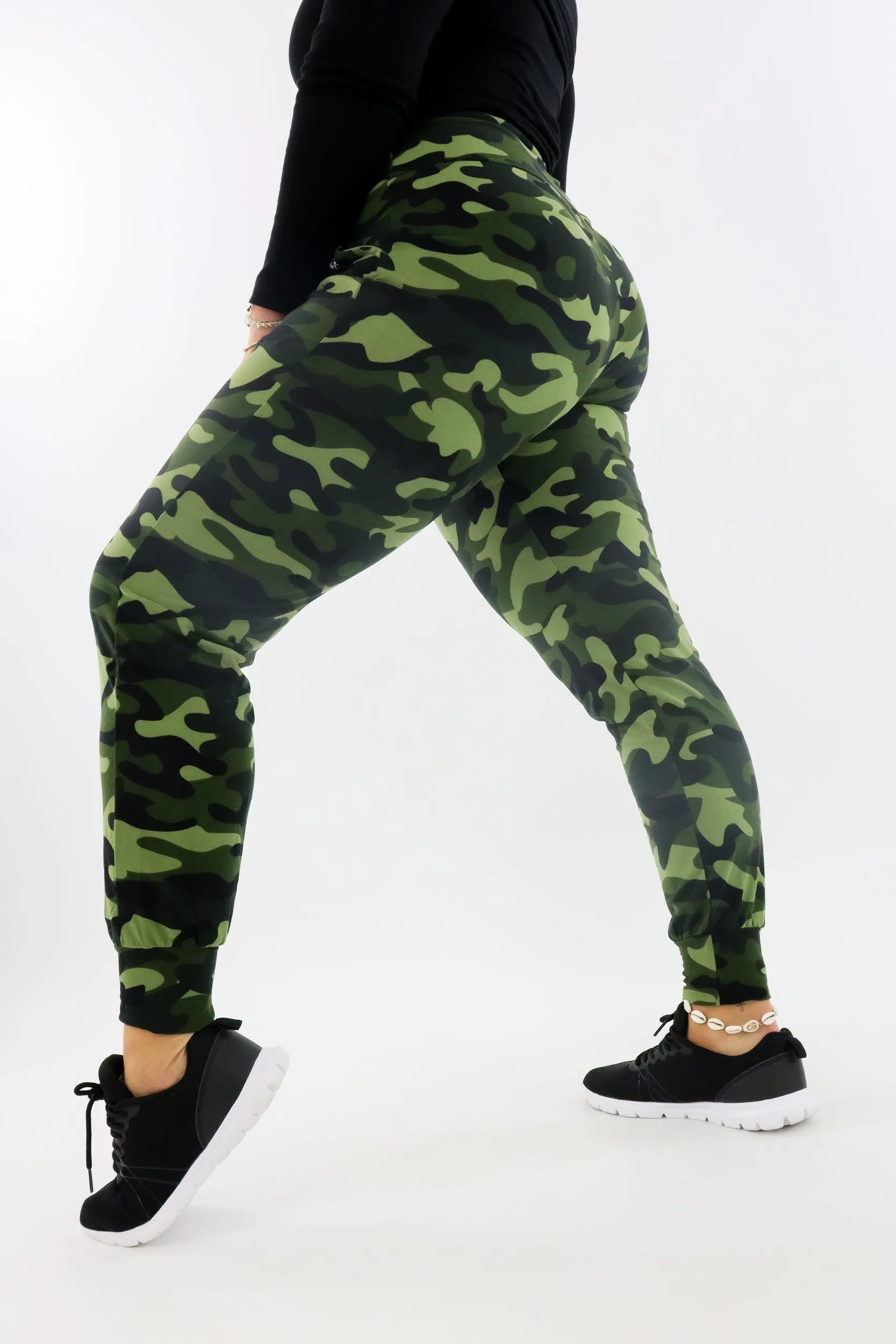 Olive Camo - Soft Joggers 2.0 - Pockets