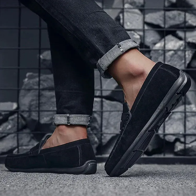 Oscar - Lässiger Frühling Stilvolle Suede Loafers für Herren