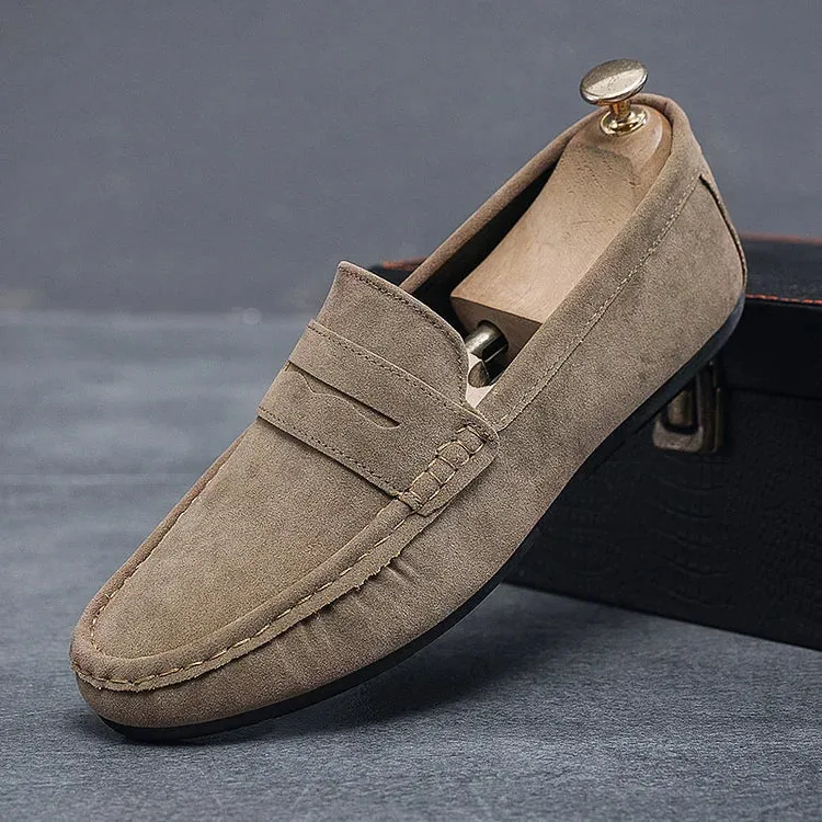 Oscar - Lässiger Frühling Stilvolle Suede Loafers für Herren