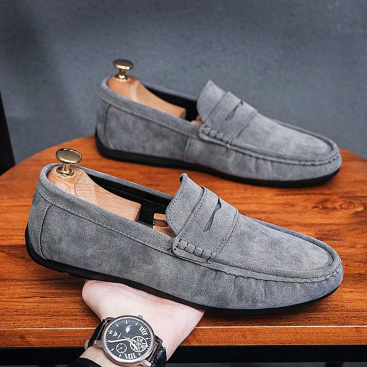 Oscar - Lässiger Frühling Stilvolle Suede Loafers für Herren
