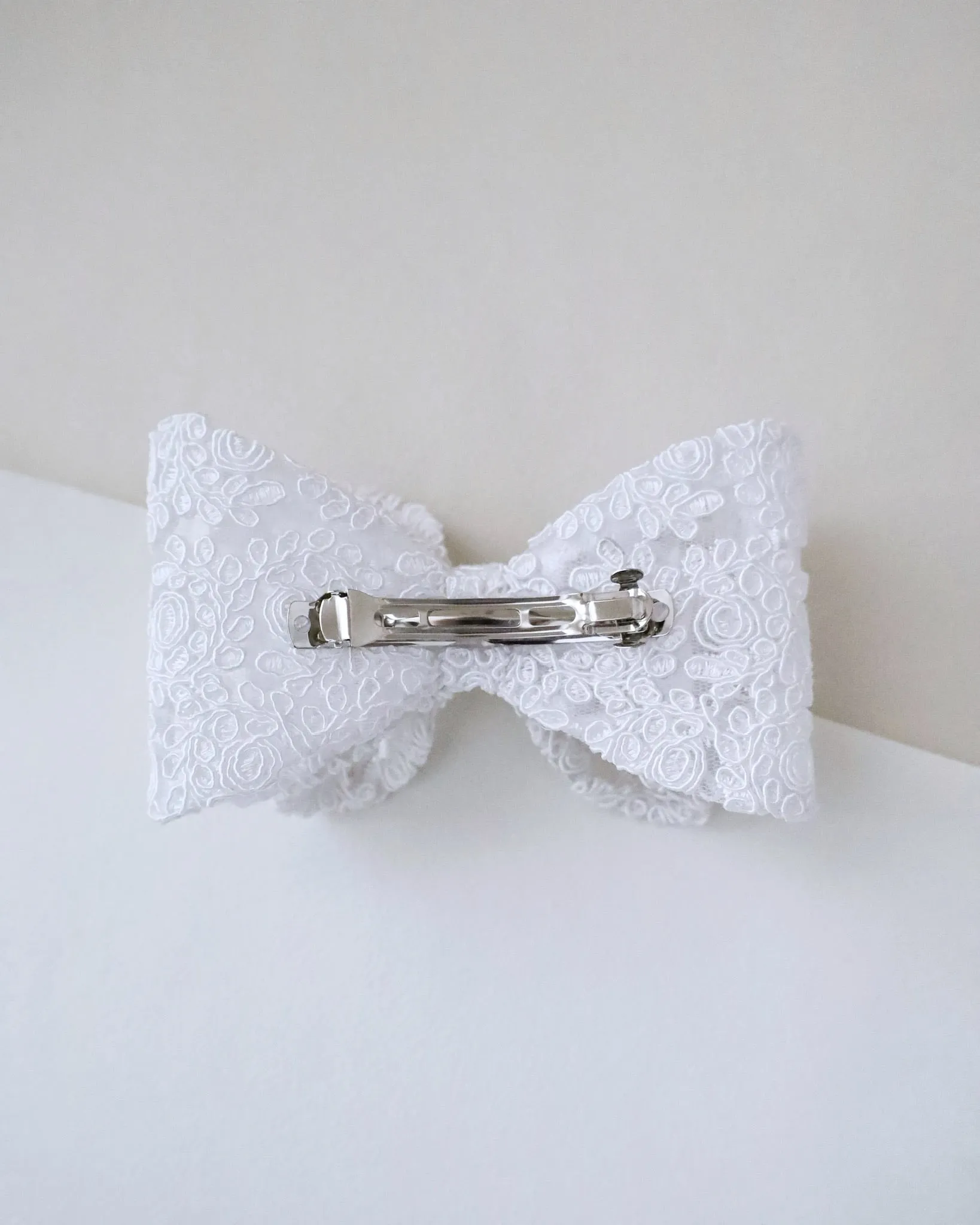 Oversized Crochet Lace Wedding Hair Bow