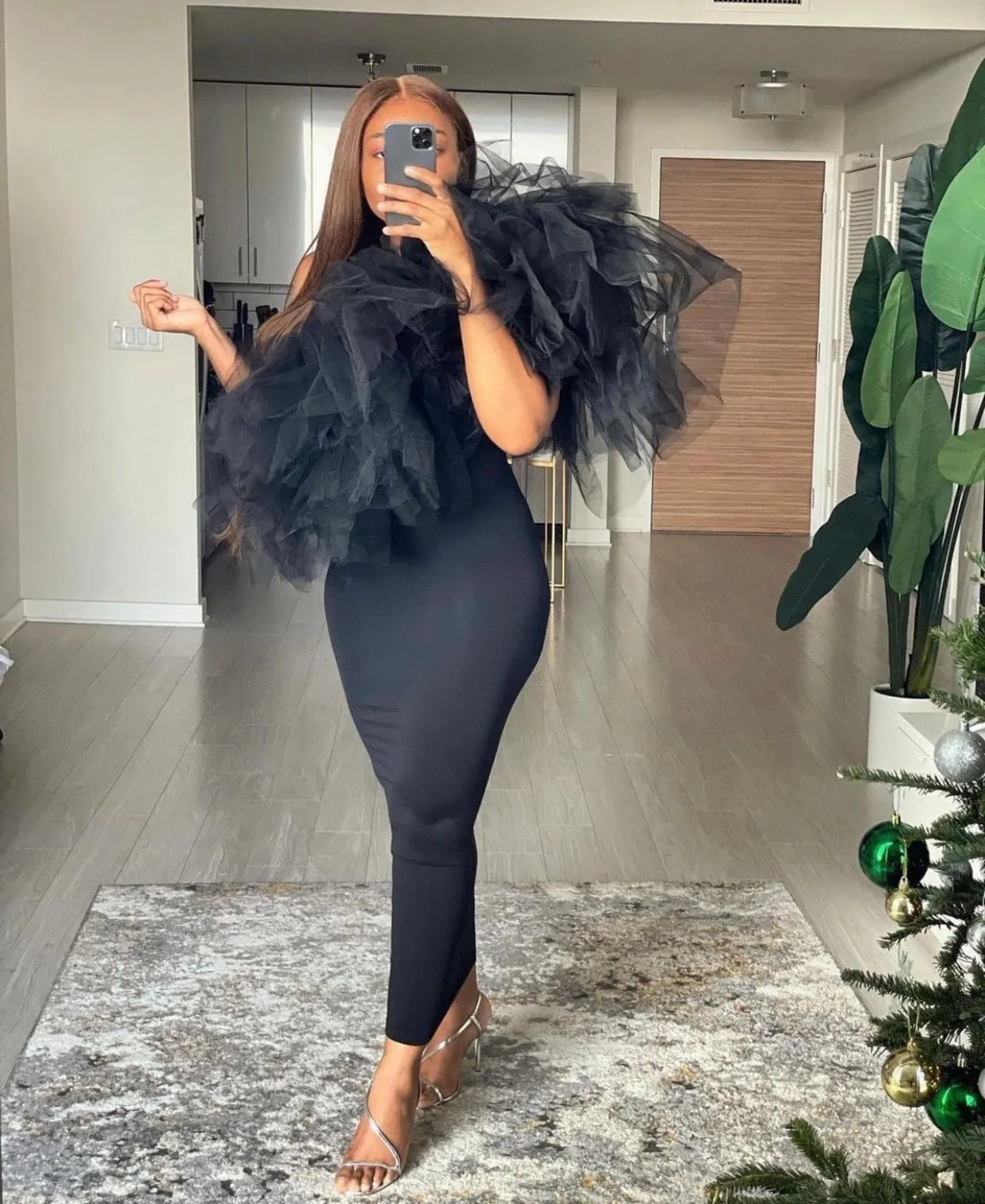Oyemwen Turn Heads One Shoulder Tutu Dress (Custom Colors Available)