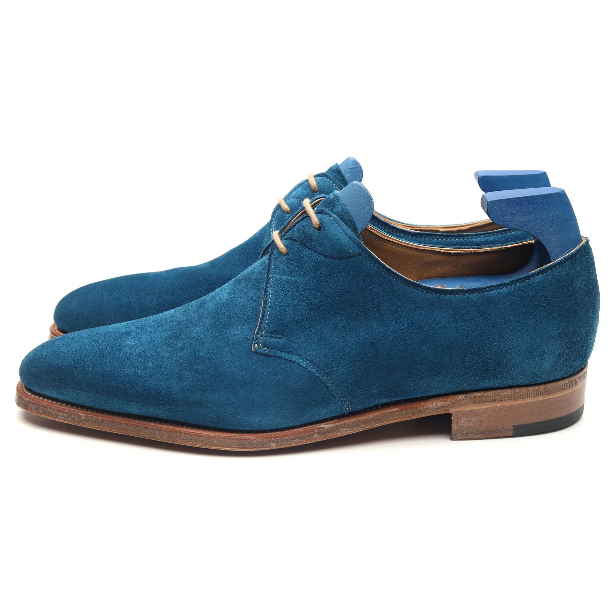 Paul Smith 'Willoughby' Blue Suede Derby UK 5.5 EE