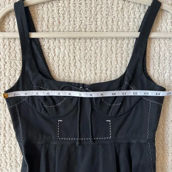 PAULE KA Black Tailored Sleeveless Mini Dress FR 36 US 4