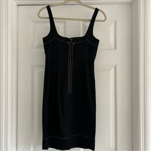 PAULE KA Black Tailored Sleeveless Mini Dress FR 36 US 4