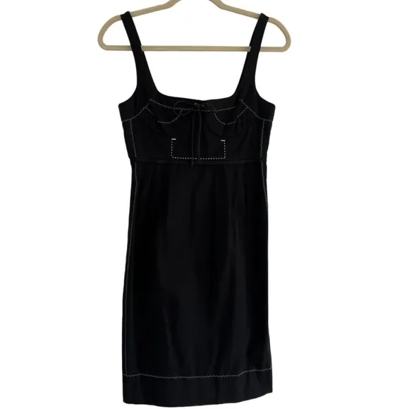PAULE KA Black Tailored Sleeveless Mini Dress FR 36 US 4