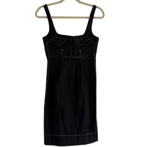 PAULE KA Black Tailored Sleeveless Mini Dress FR 36 US 4