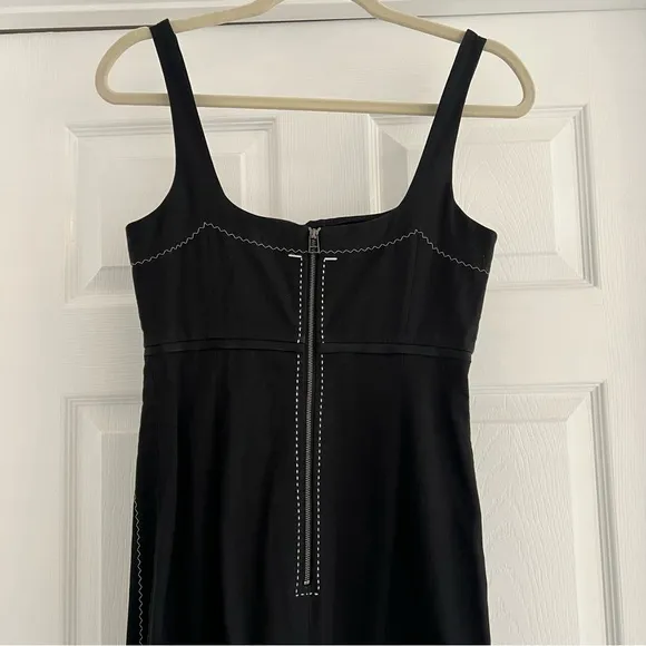 PAULE KA Black Tailored Sleeveless Mini Dress FR 36 US 4