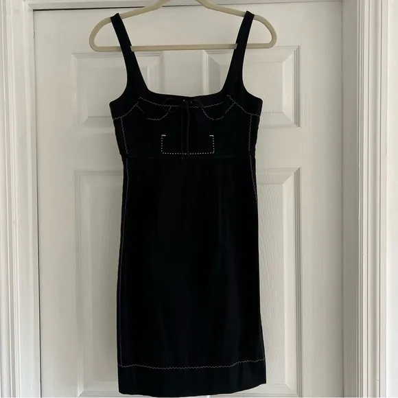 PAULE KA Black Tailored Sleeveless Mini Dress FR 36 US 4