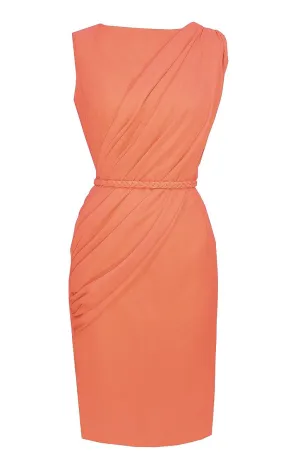Peach Knee Length Dress - Alexandria