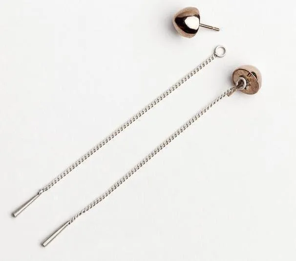 PENDULUM ADD-ON Earrings: sterling silver