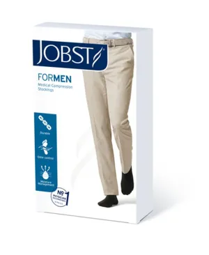 PR/1 JOBST MEDICAL LEG WEAR, MEN, KNEE HIGH, 30-40MMHG, XL, FULL CALF, BLACK, CLOSED TOE