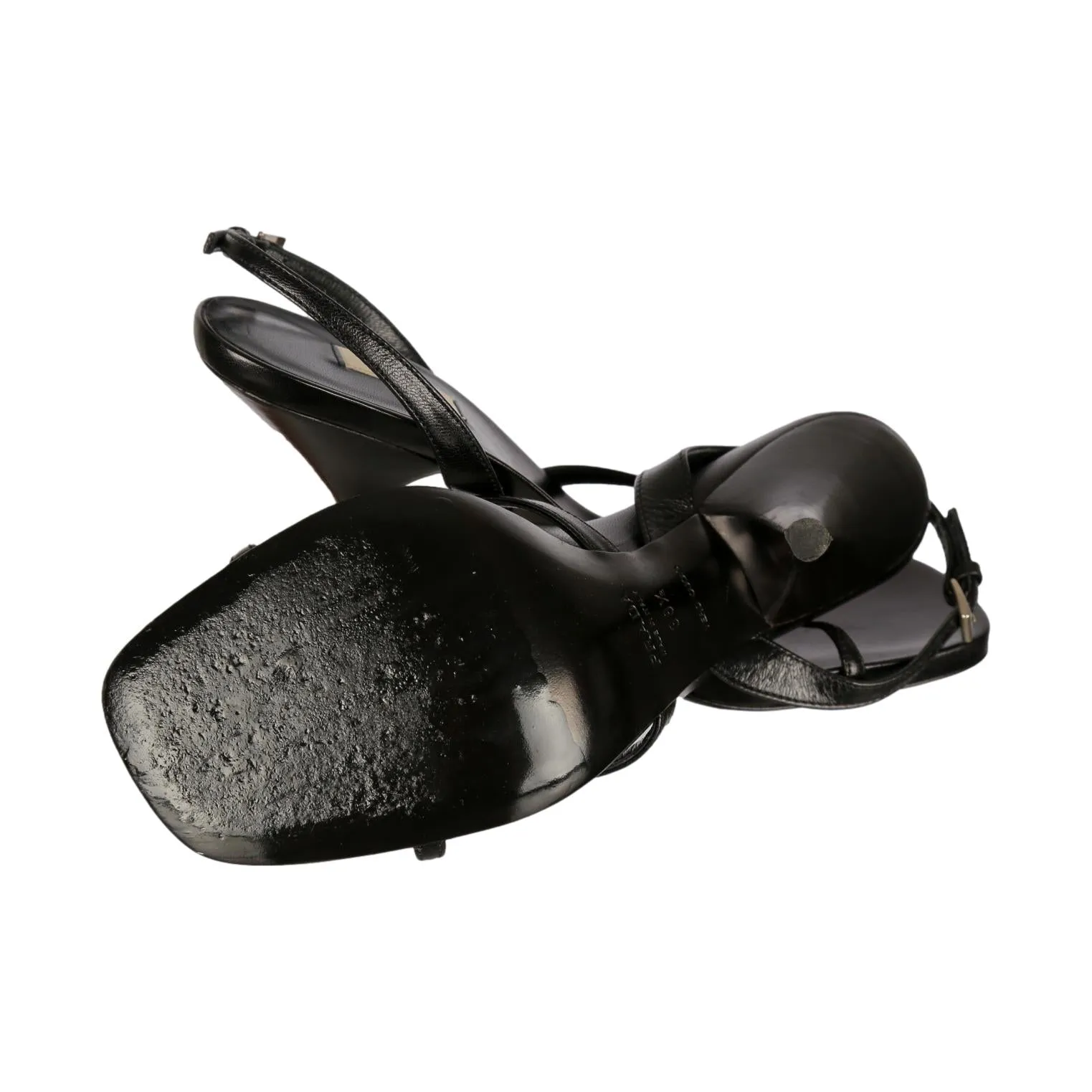 Prada Black Strap Heel