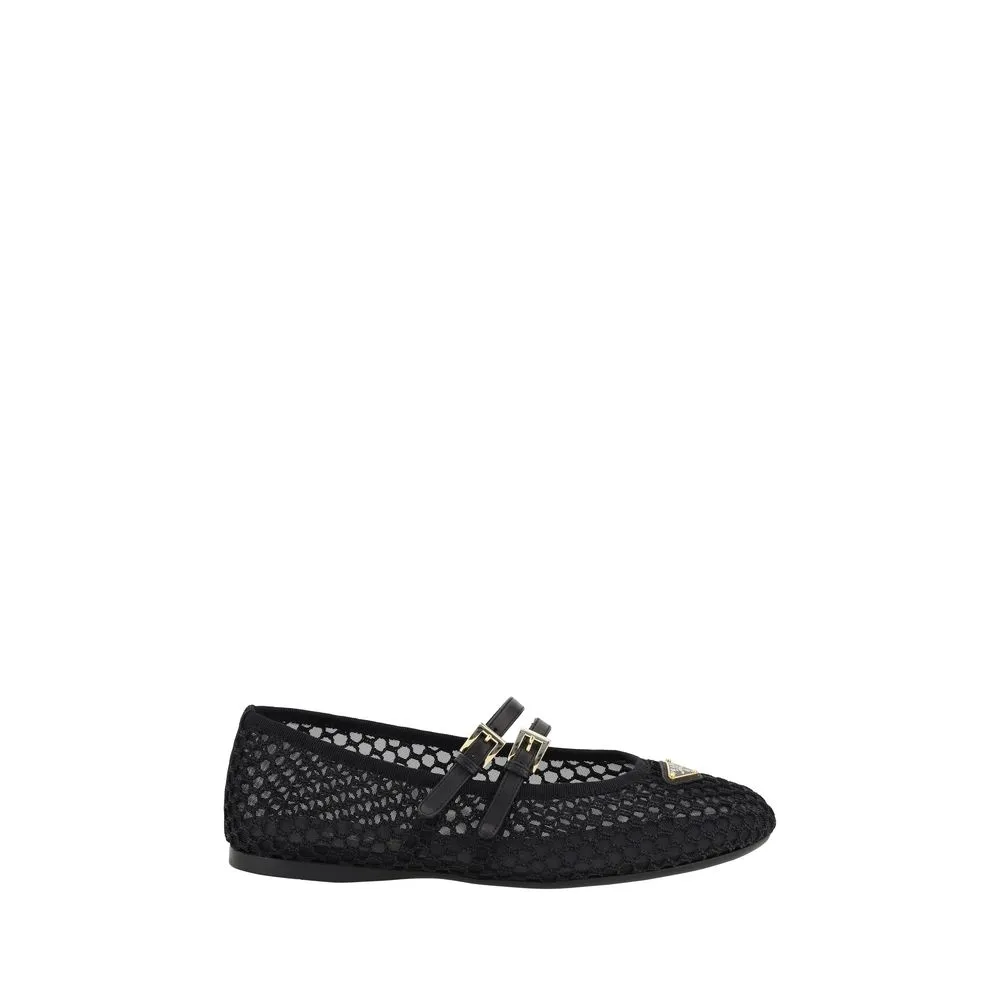 Prada Net Ballerinas