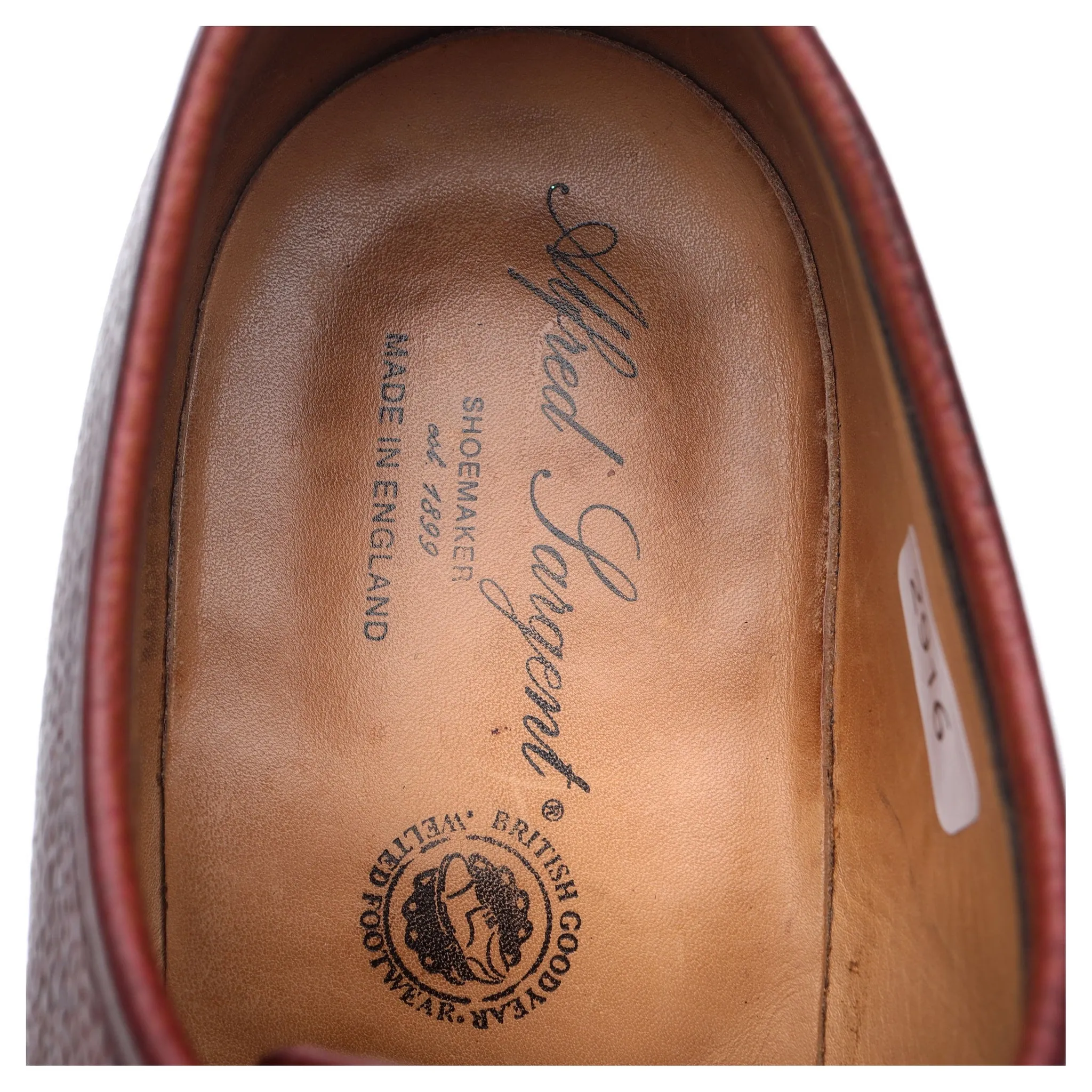 'Pytchley' Burgundy Leather Derby UK 6.5 F