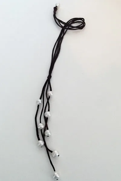 "Black Tie Affair" Freshwater Pearl Necklace