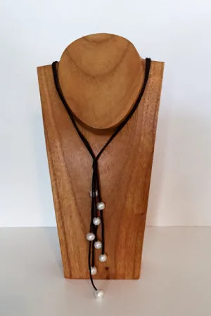 "Black Tie Affair" Freshwater Pearl Necklace