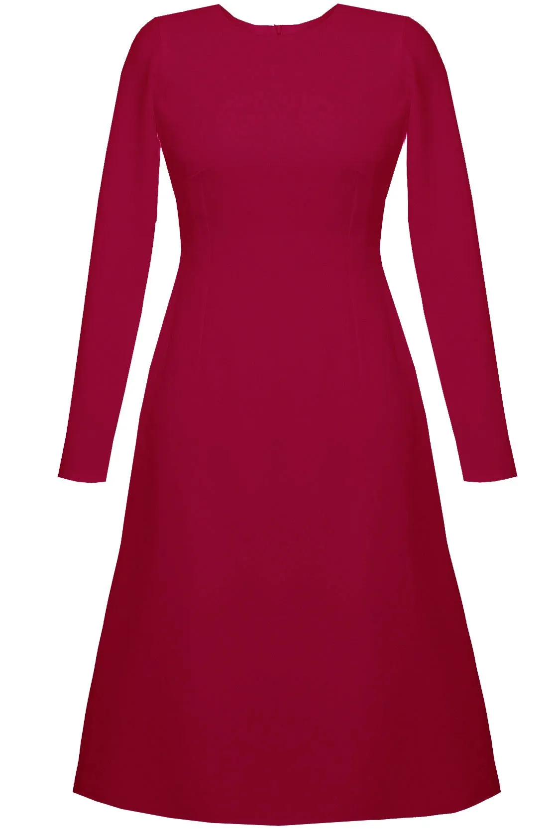 Raspberry Modest Dress - Grace