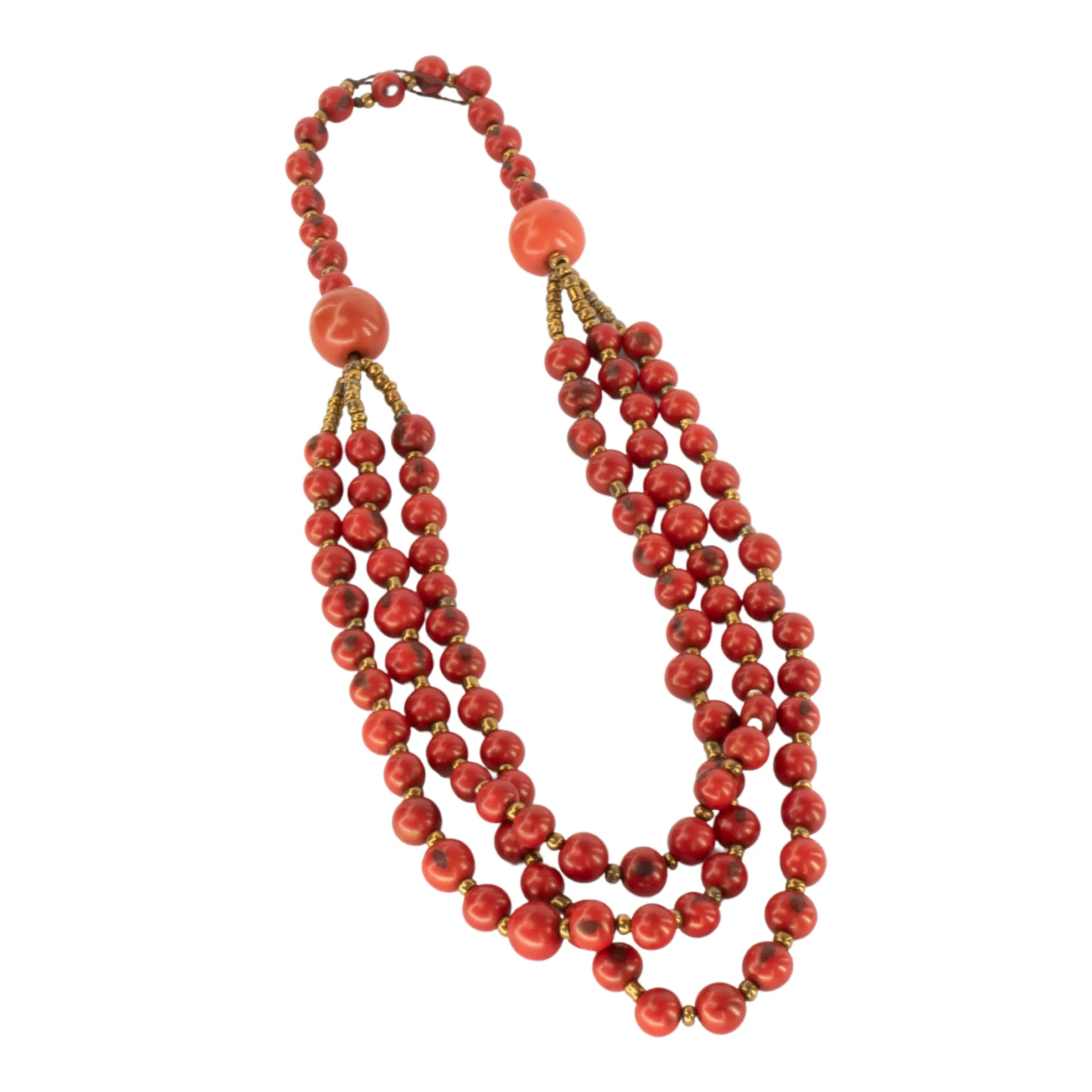 Red Acai Bead Necklace