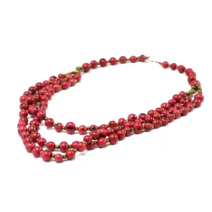Red Acai Bead Necklace