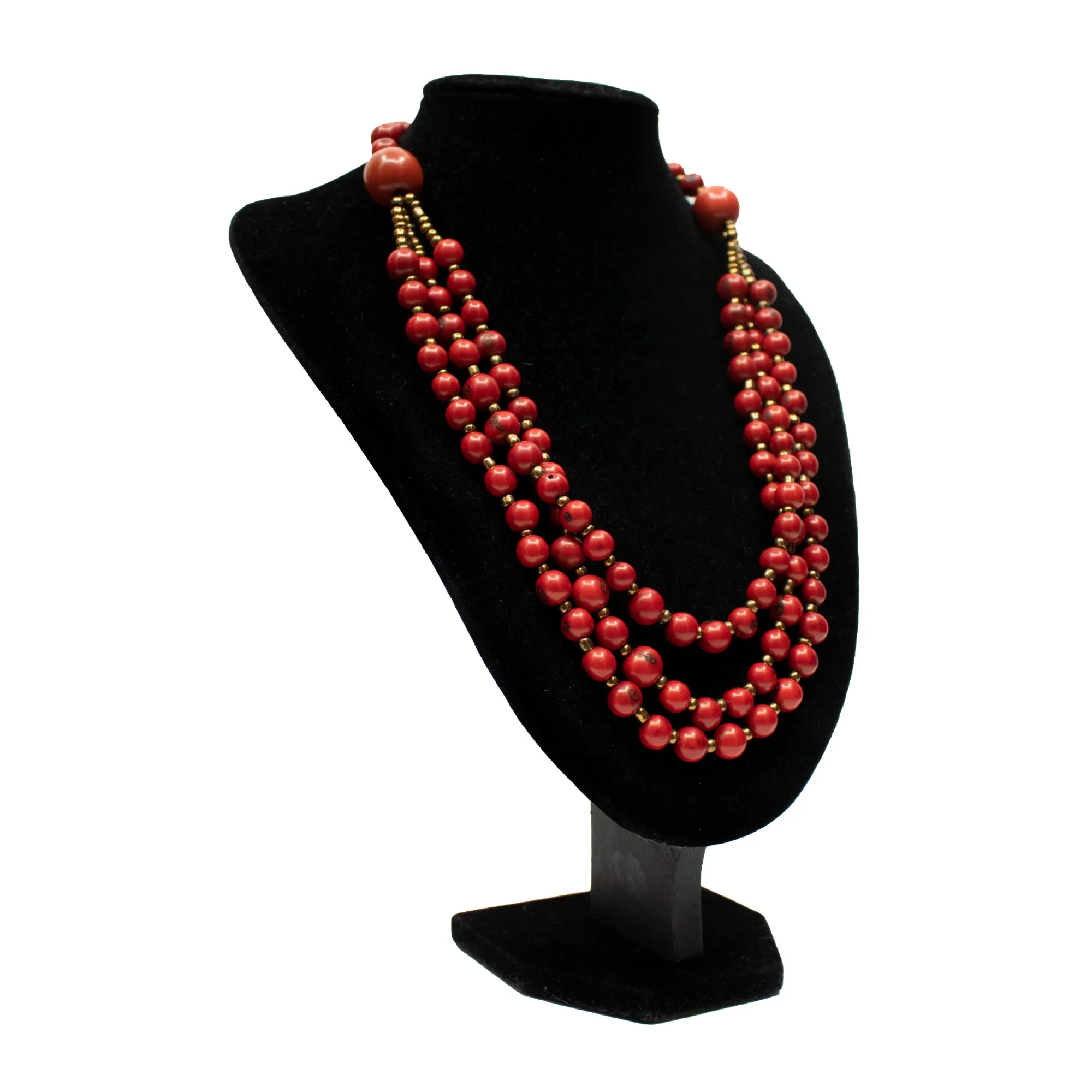 Red Acai Bead Necklace