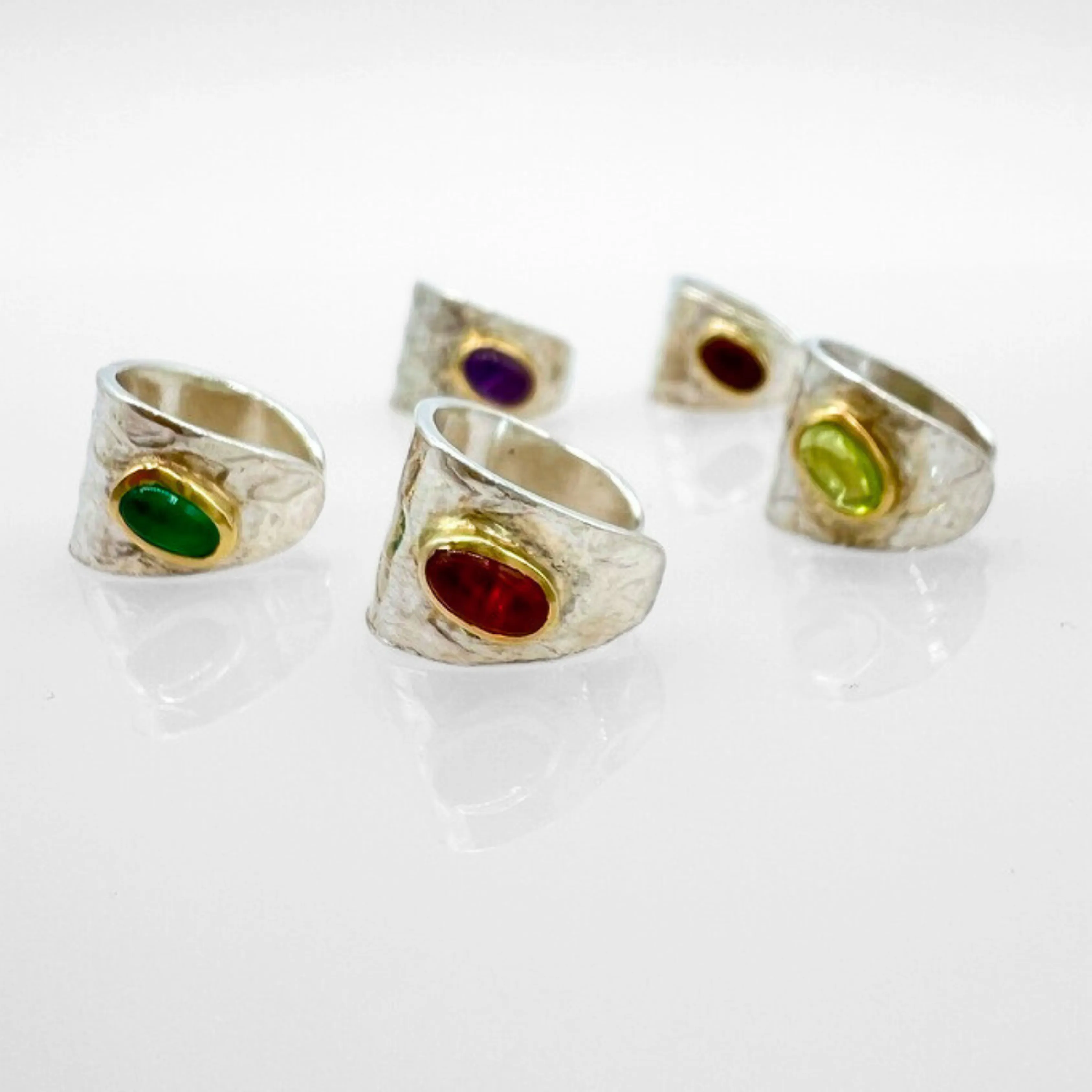 REPTILIA Ear Cuff: Vermeil. Yellow gold and sterling silver