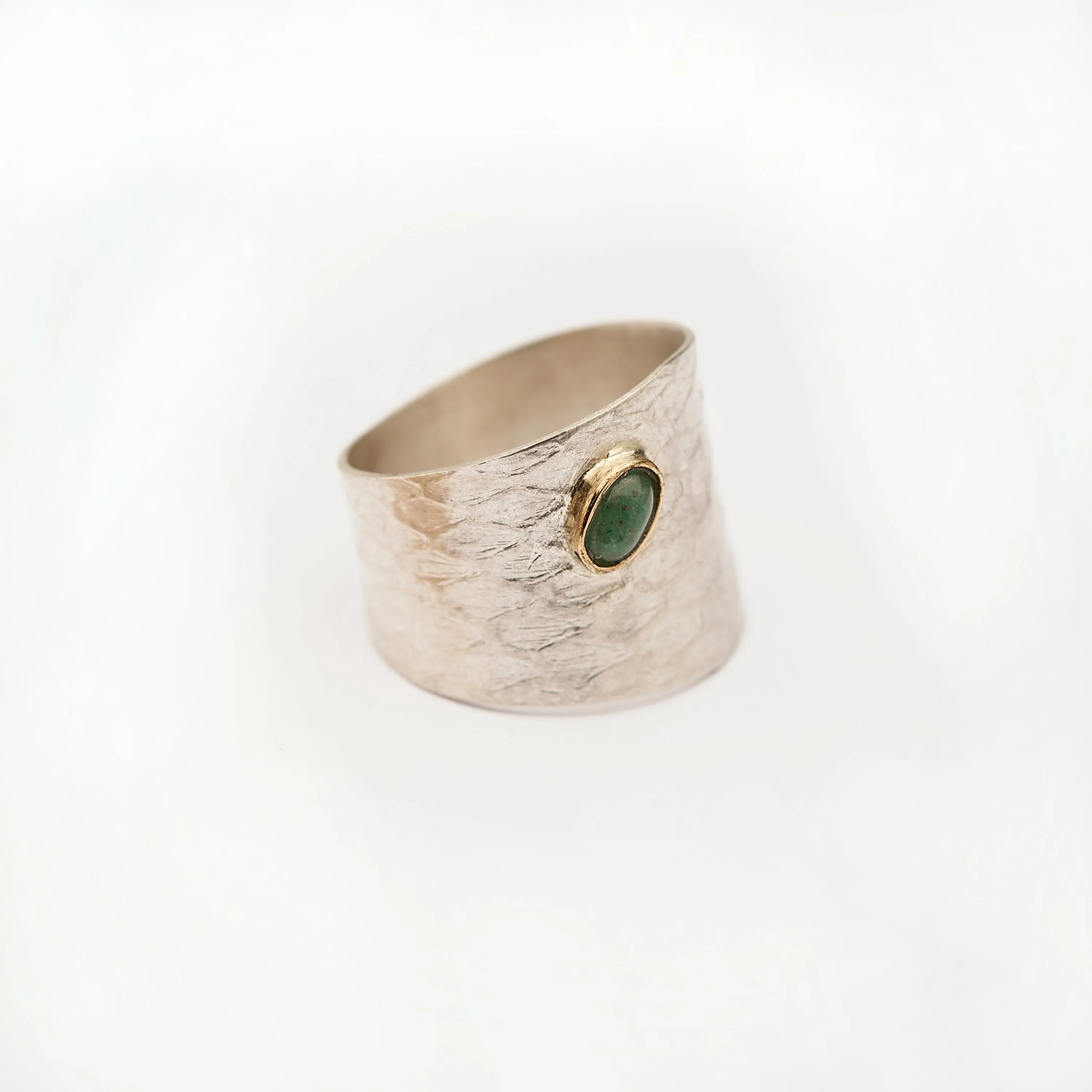 REPTILIA Ring: sterling silver and 18k gold