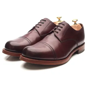'Rhys' Burgundy Leather Derby UK 11 F