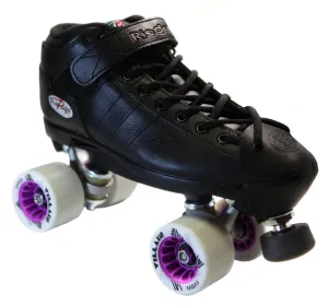 Riedell R3 Derby Skate with Radar Villian Hybrid Wheels