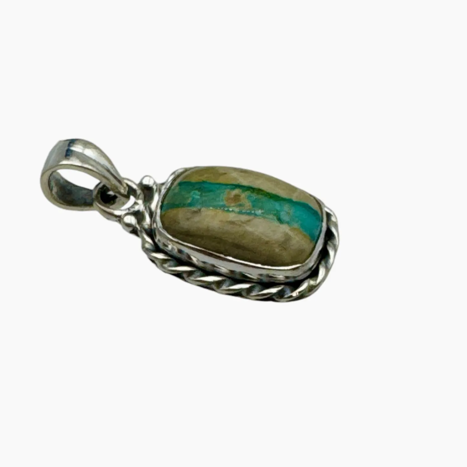 Royston Turquoise Solid 925 Sterling Silver Pendant