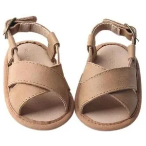 Saddle - Cross Sandal - US Size 2-4 - Soft Sole