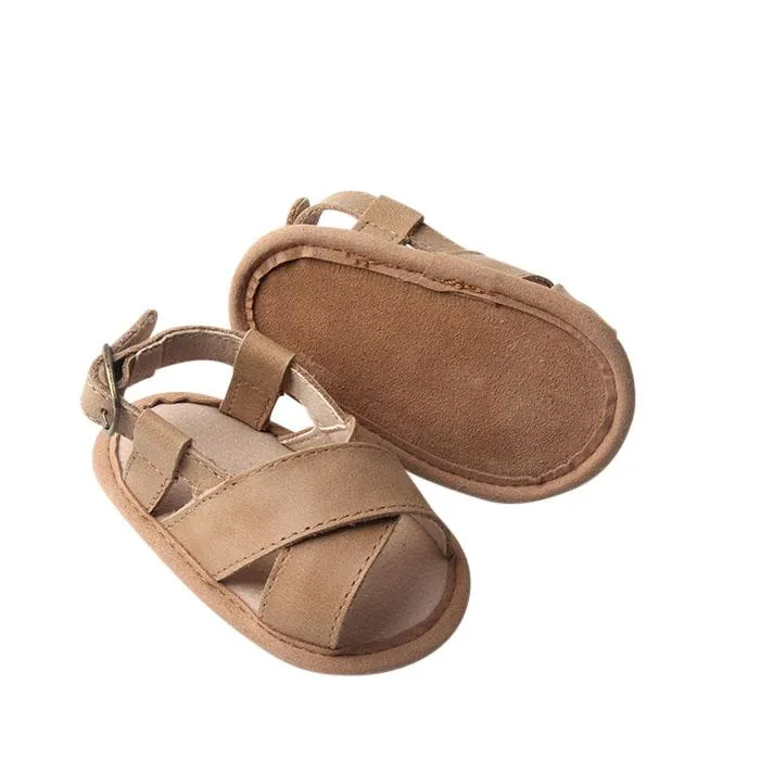Saddle - Cross Sandal - US Size 2-4 - Soft Sole