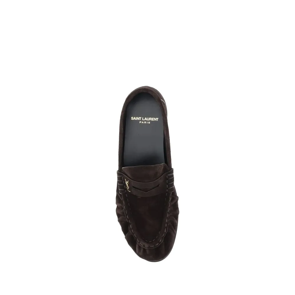 Saint Laurent Suade Loafers