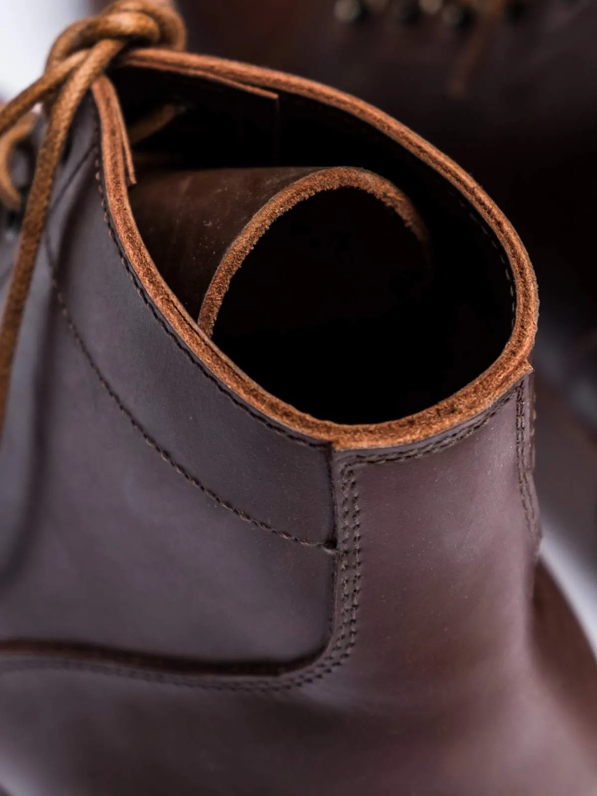 Santalum Plain Toe Service Boots Brown