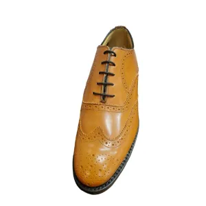 Saxone Tan Lace-Up Formal Shoe