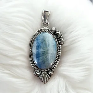 Scheelite Solid 925 Sterling Silver Pendant