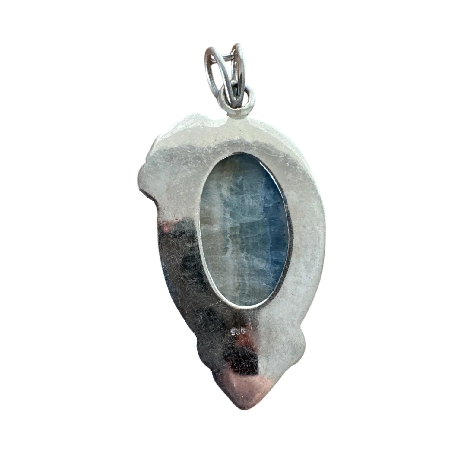 Scheelite Solid 925 Sterling Silver Pendant