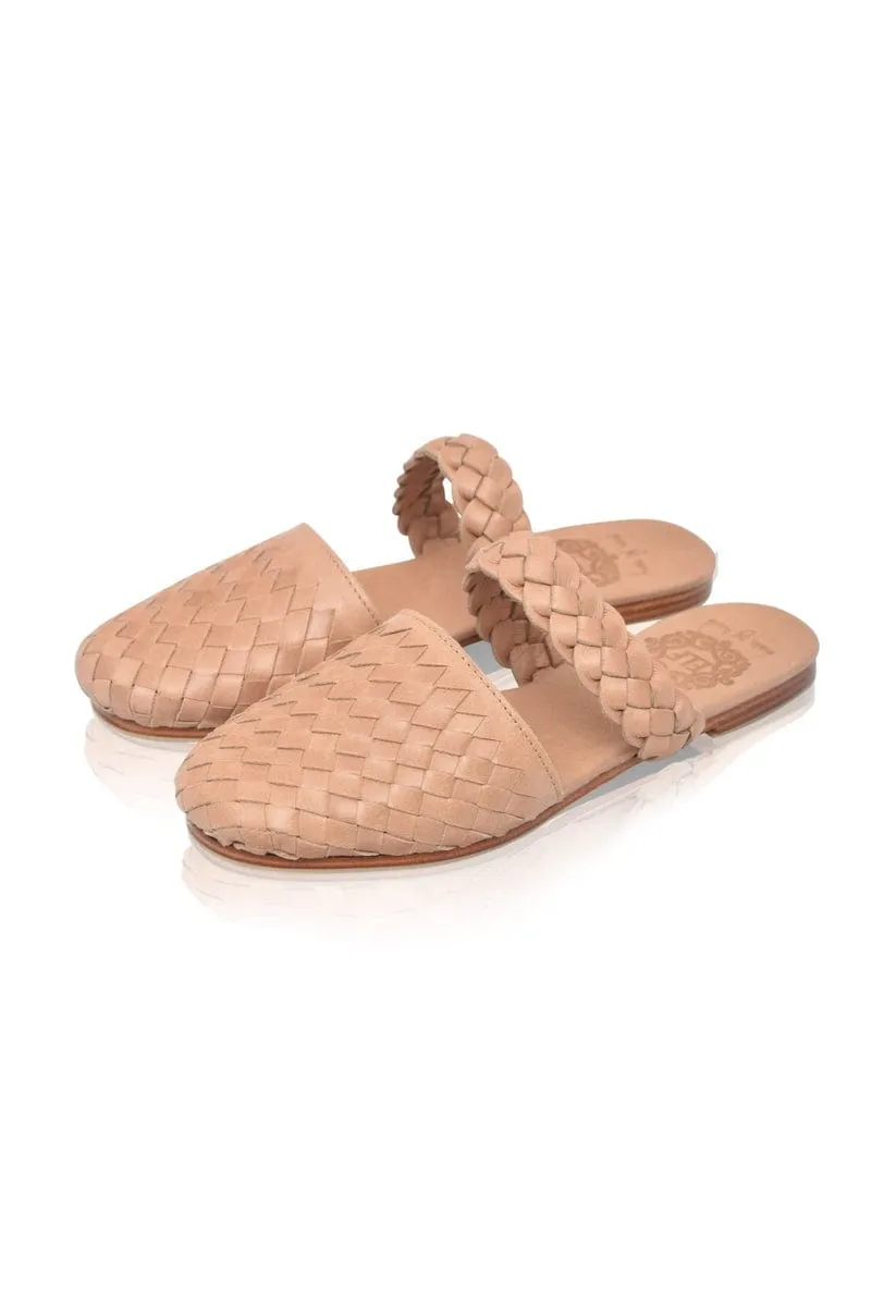 Sea Escape Slide Sandals in Vintage Beige
