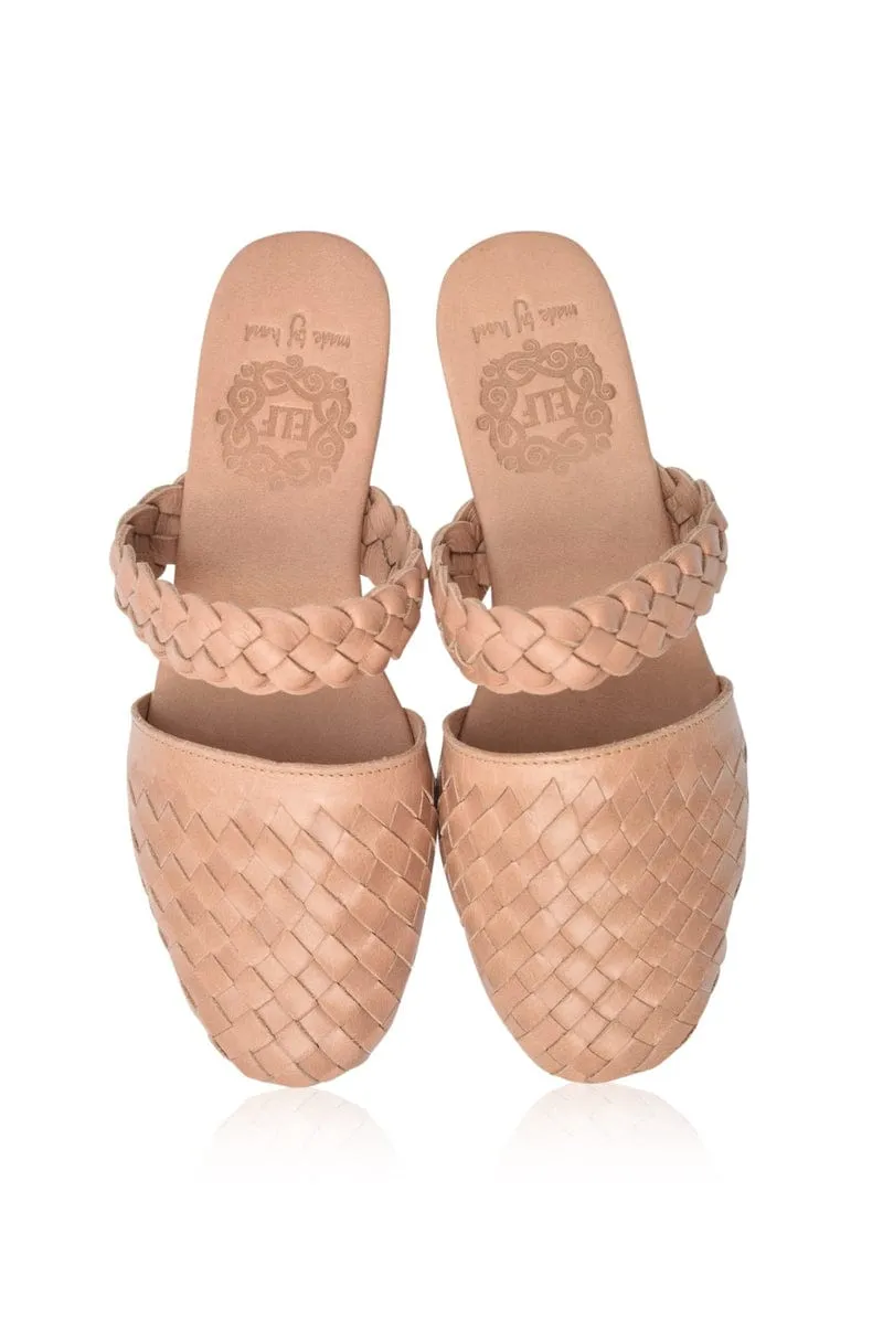 Sea Escape Slide Sandals in Vintage Beige